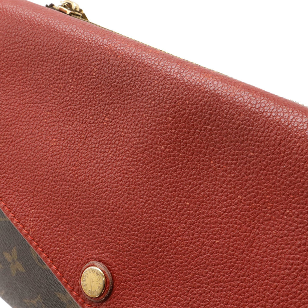Louis Vuitton Cerise Monogram Canvas Leather Pochette Shoulder Bag (Pre-Owned)