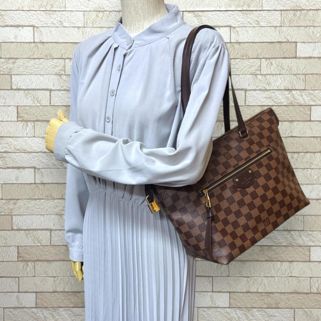 Louis Vuitton Brown Damier Canvas Tote Bag (Pre-Owned)