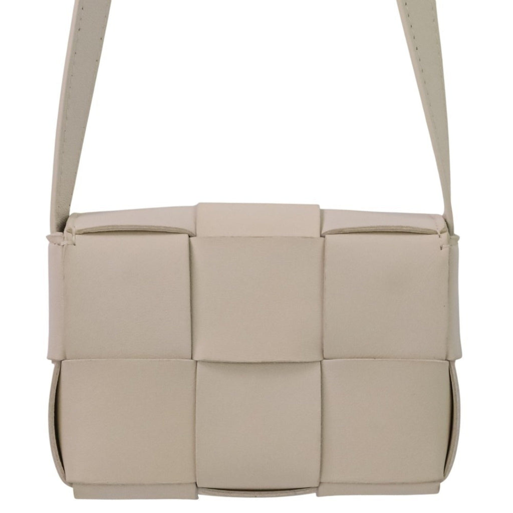 Cassette Crossbody Bag Maxi Intrecciato Leather