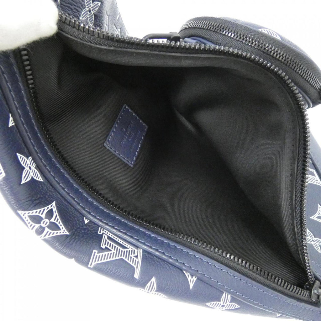 Louis Vuitton Blue Leather Shoulder Bag (Pre-Owned)