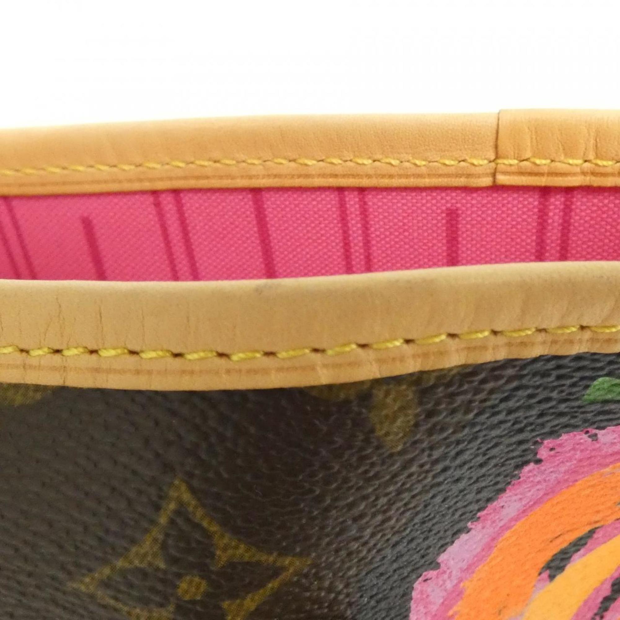 Louis Vuitton Brown Monogram Rose Coated Canvas Handbag (Pre-Owned)