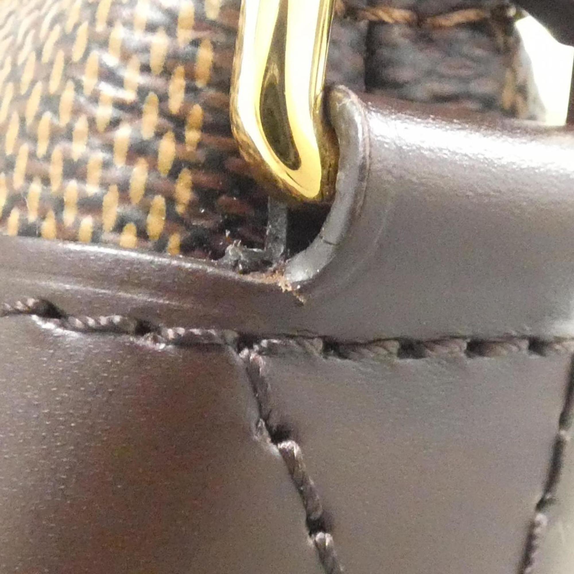 Louis Vuitton Ebene Coated Canvas Shoulder Bag (Pre-Owned)
