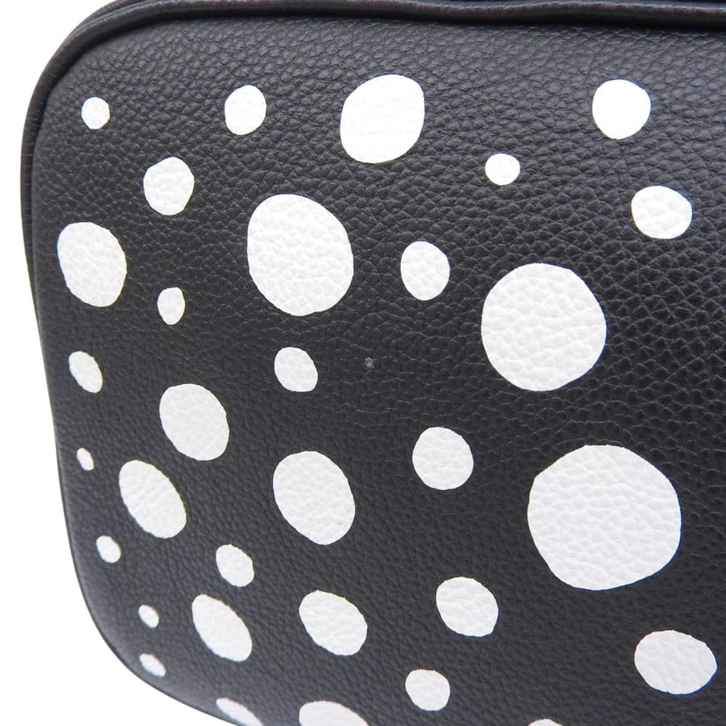 Louis Vuitton Black White Leather Tote Bag (Pre-Owned)