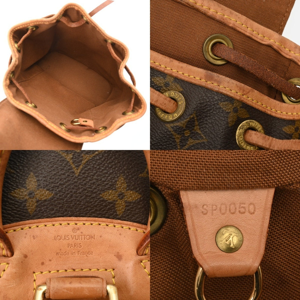 Louis Vuitton Brown Canvas Monogram Backpack (Pre-Owned)
