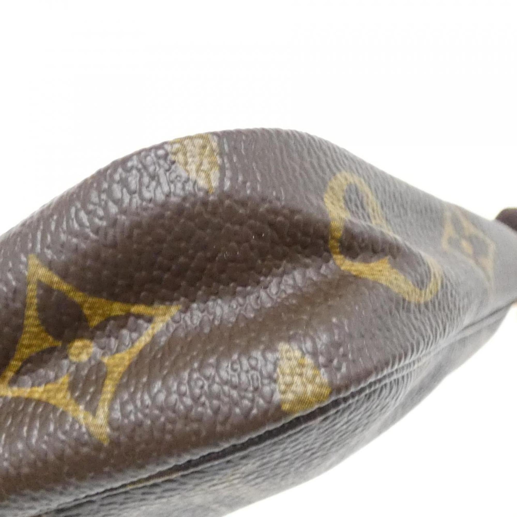 Louis Vuitton Marron Coated Canvas Pouch (Pre-Owned)