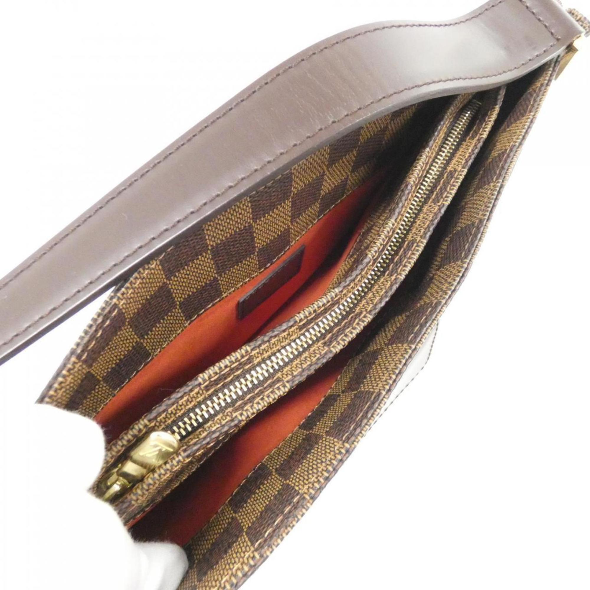 Louis Vuitton Damier Damier Canvas Ebene Damier Canvas Shoulder Bag (Pre-Owned)