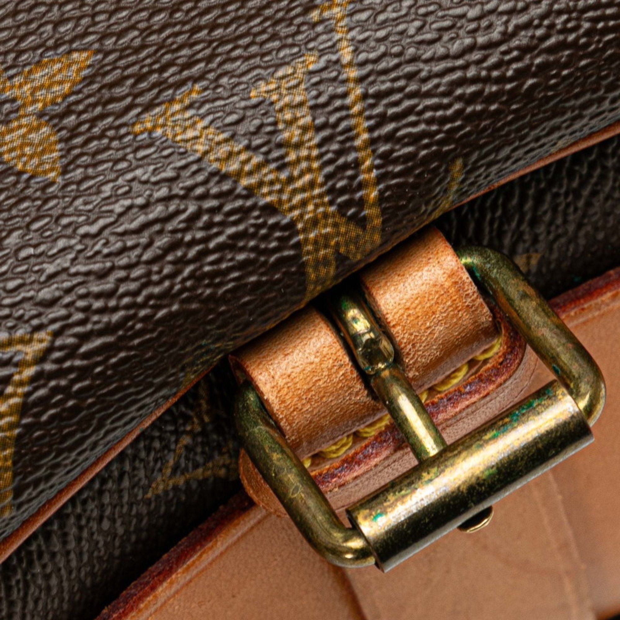 Louis Vuitton Brown Pvc Leather Shoulder Bag (Pre-Owned)