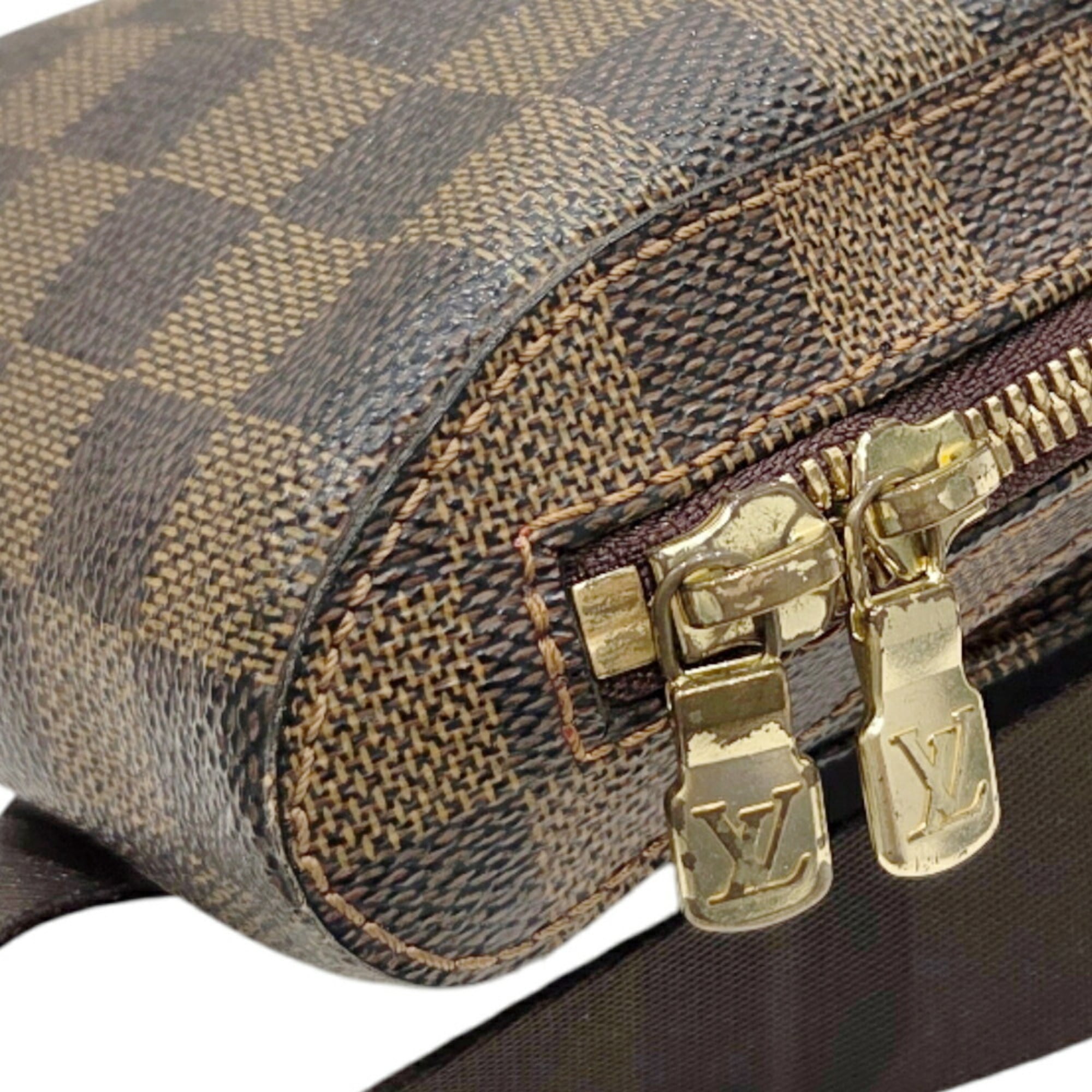 Louis Vuitton Brown Damier Canvas Shoulder Bag Sling Bag (Pre-Owned)
