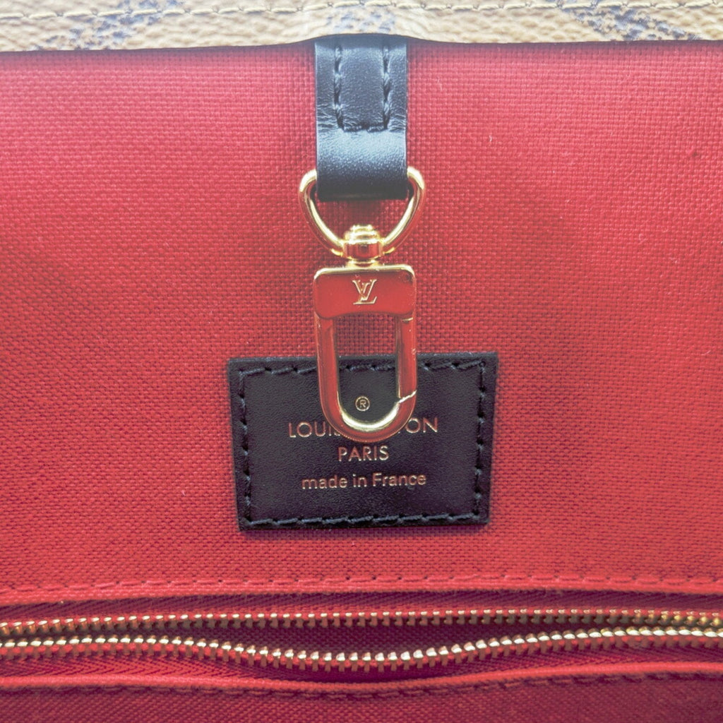 Louis Vuitton Brown Monogram Monogram Reverse Monogram Reverse Monogram Handbag Shoulder Bag Tote Bag (Pre-Owned)