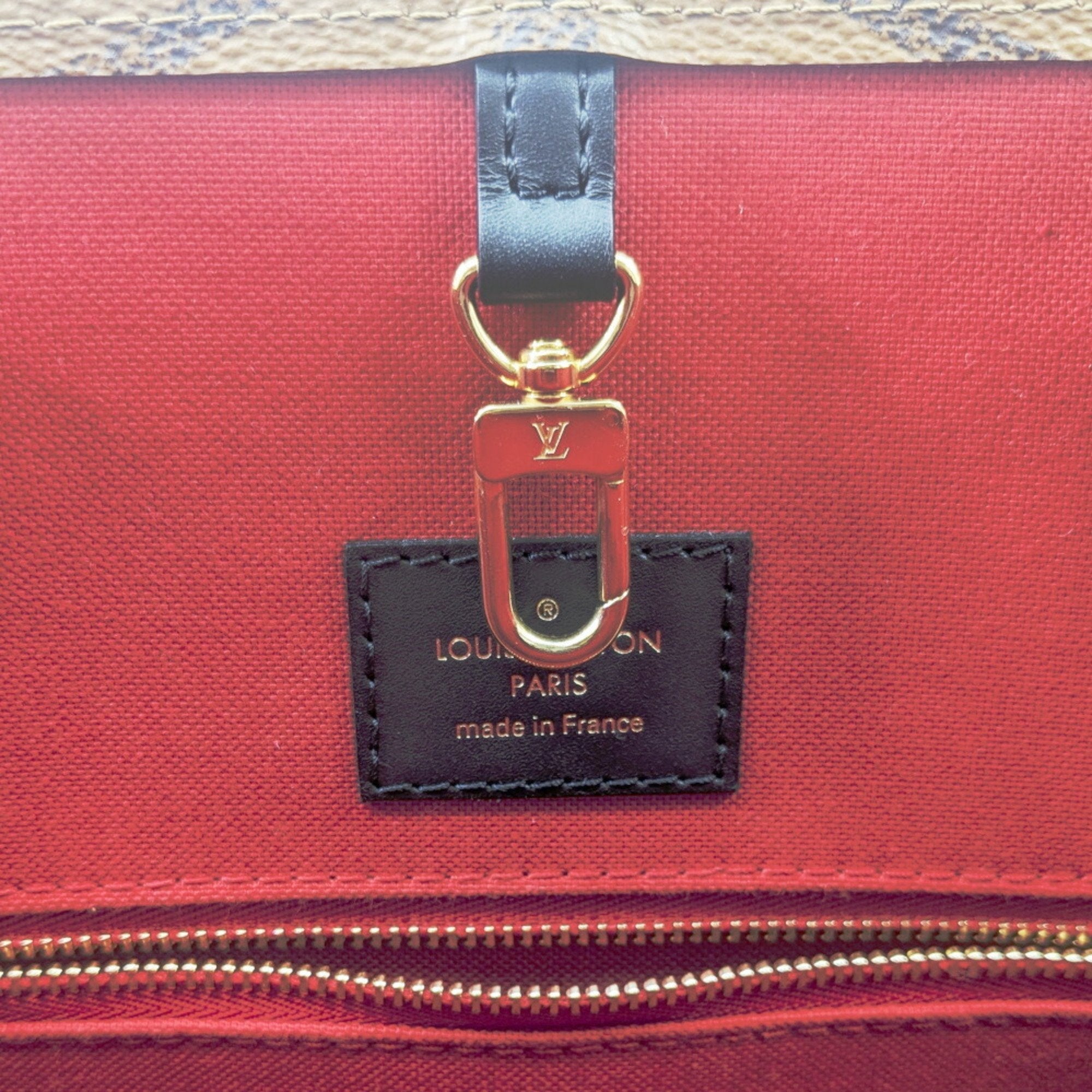 Louis Vuitton Brown Monogram Monogram Reverse Monogram Reverse Monogram Handbag Shoulder Bag Tote Bag (Pre-Owned)