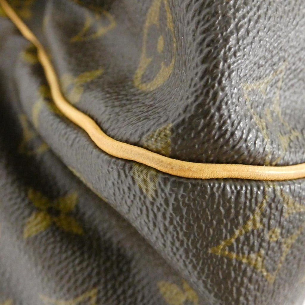 Louis Vuitton Marron Coated Canvas Handbag (Pre-Owned)