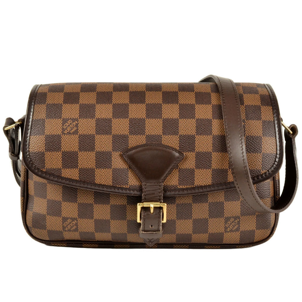Louis Vuitton Brown Damier Canvas Ebene Damier Canvas Shoulder Bag (Pre-Owned)