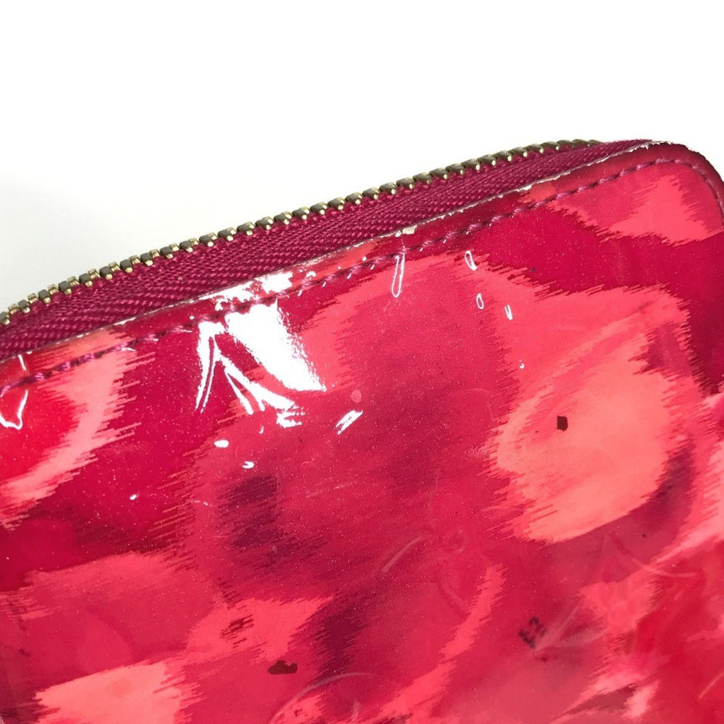 Louis Vuitton Indian Rose Pink Patent Leather Long Wallet (Tri-Fold) (Pre-Owned)