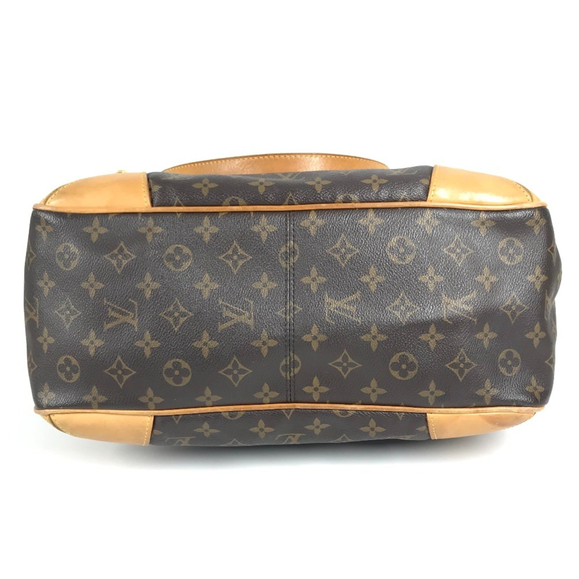 Louis Vuitton Brown Monogram Shoulder Bag Tote Bag (Pre-Owned)