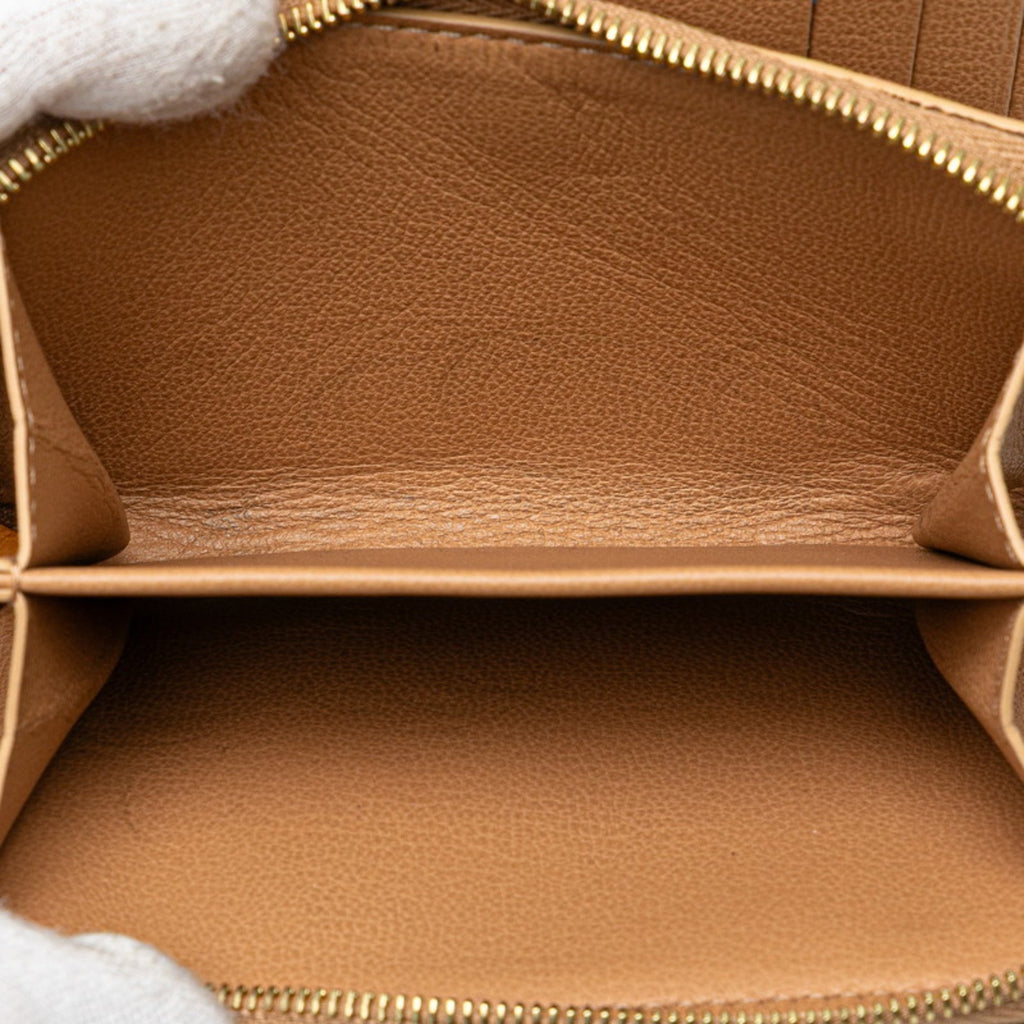 Louis Vuitton Brown Camel Leather Wallet (Bi-Fold) (Pre-Owned)