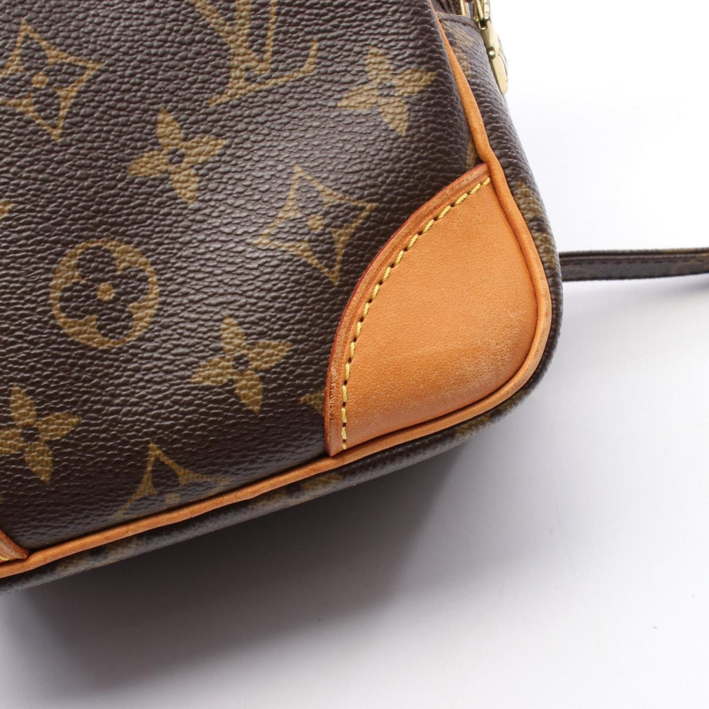 Louis Vuitton Brown Monogram Coated Canvas Shoulder Bag (Pre-Owned)