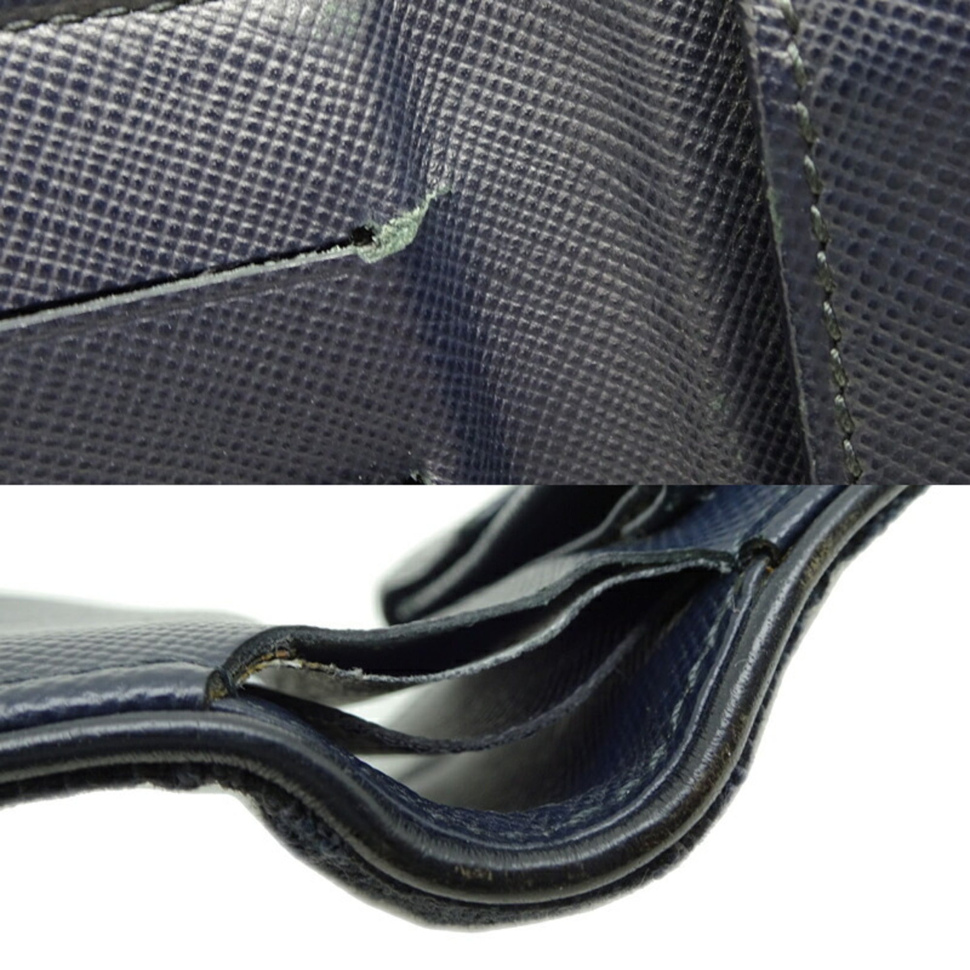 Louis Vuitton Monogram Mini Galle Monogram Navy Monogram Mini Wallet (Tri-Fold) (Pre-Owned)