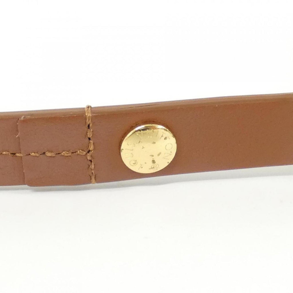 Louis Vuitton Caramel Marron Coated Canvas Leather Shoulder Bag (Pre-Owned)