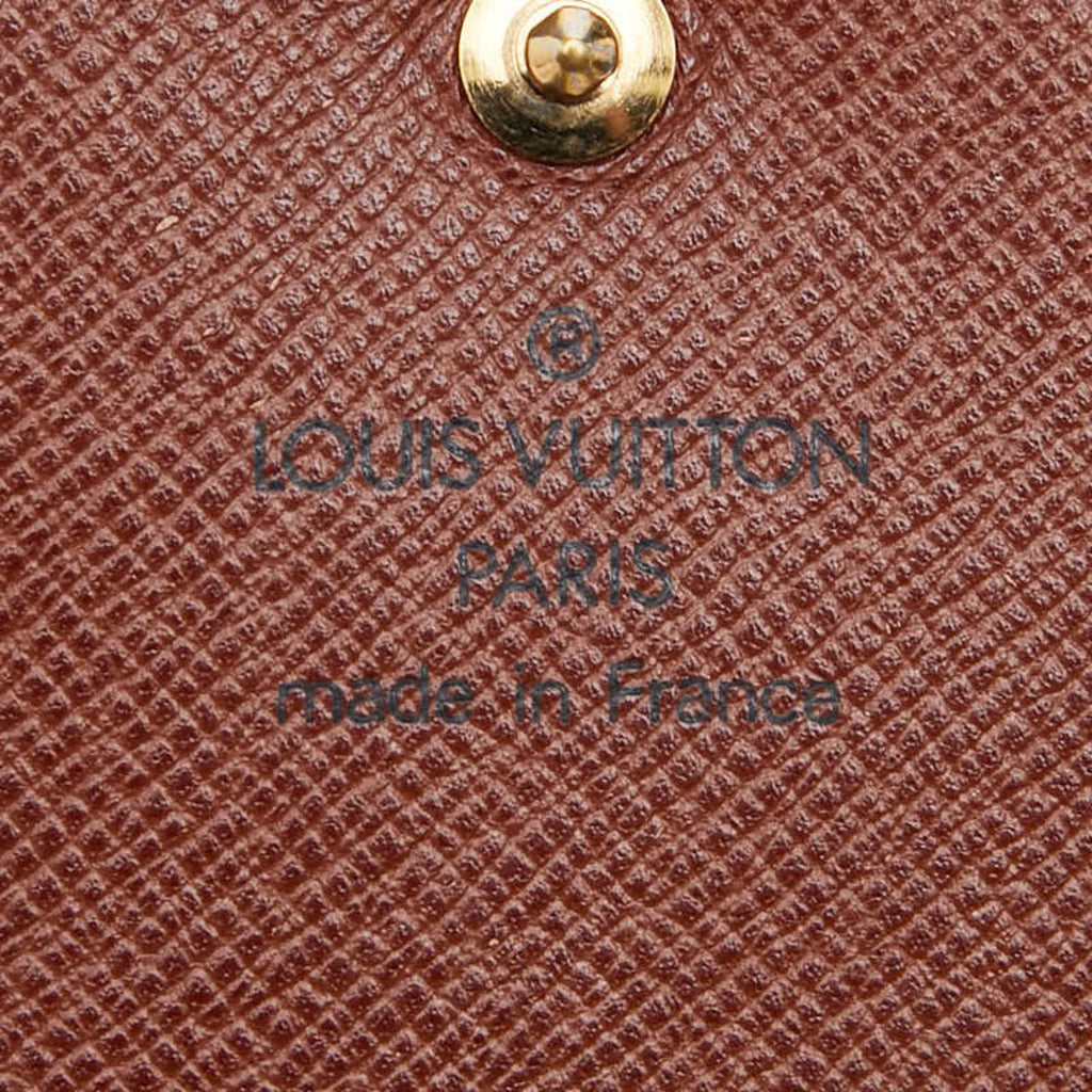 Louis Vuitton Brown Pvc Leather Wallet (Bi-Fold) (Pre-Owned)