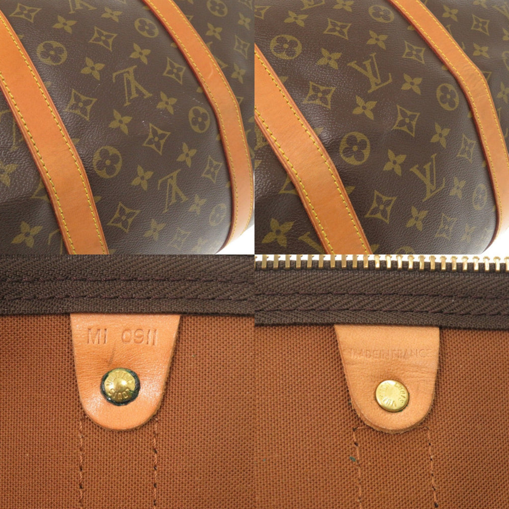 Louis Vuitton Brown Monogram Canvas Boston Bag (Pre-Owned)