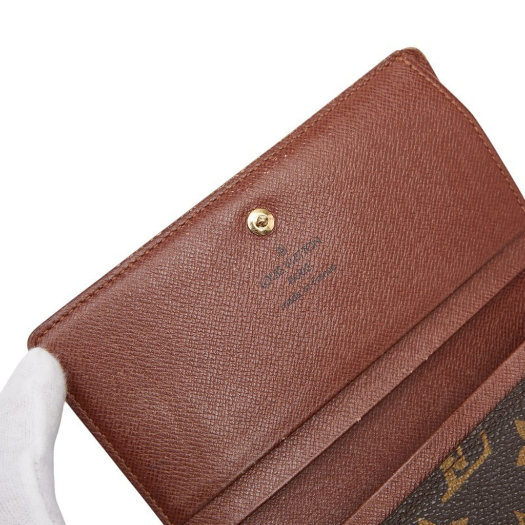 Louis Vuitton Brown Pvc Leather Wallet (Bi-Fold) (Pre-Owned)
