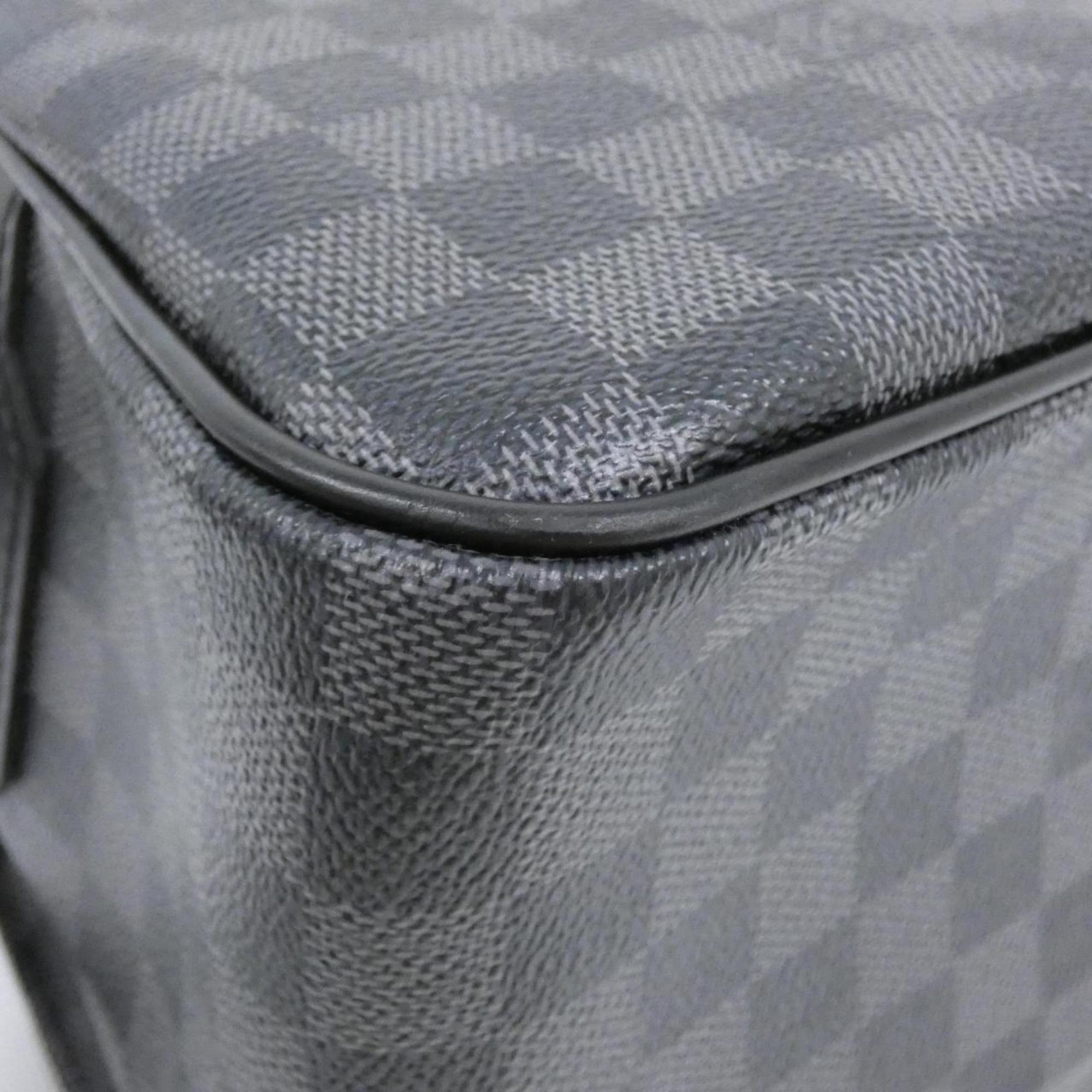 Louis Vuitton Graphite Coated Canvas Shoulder Bag (Pre-Owned)