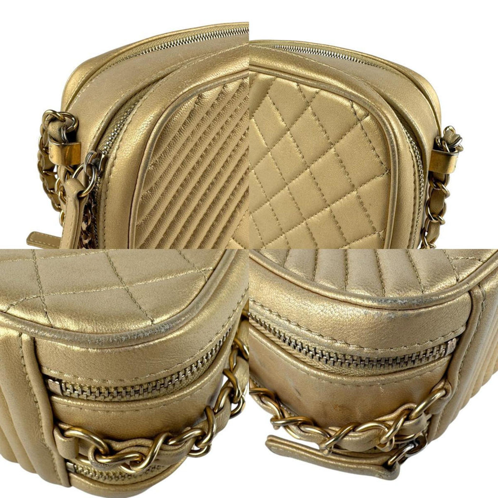 Coco Boy Camera Bag Quilted Leather Small