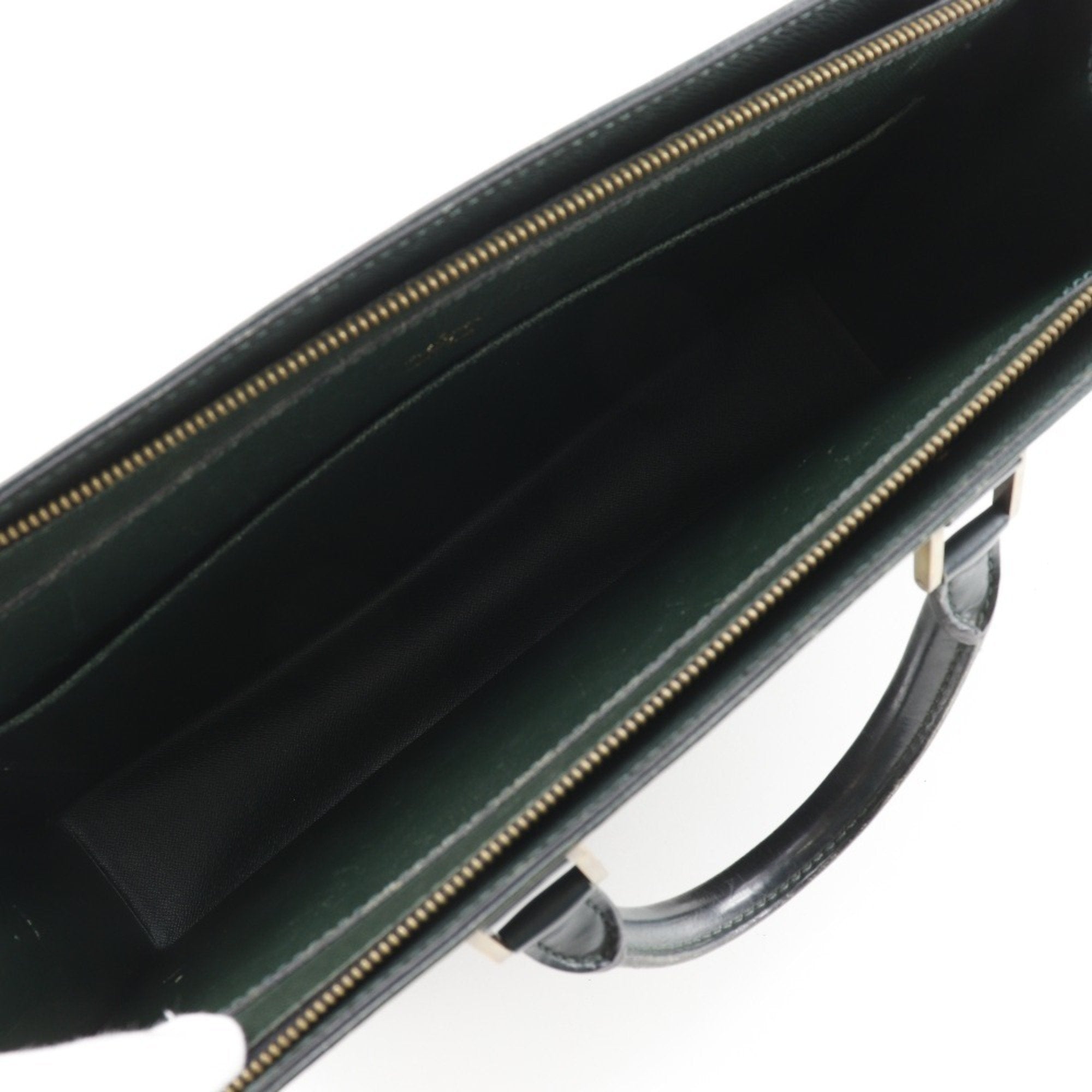 Louis Vuitton Episea Green Taiga Leather Briefcase (Pre-Owned)