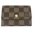 Louis Vuitton Brown Damier Canvas Ebene Damier Canvas Coin Purse/Coin Case (Pre-Owned)