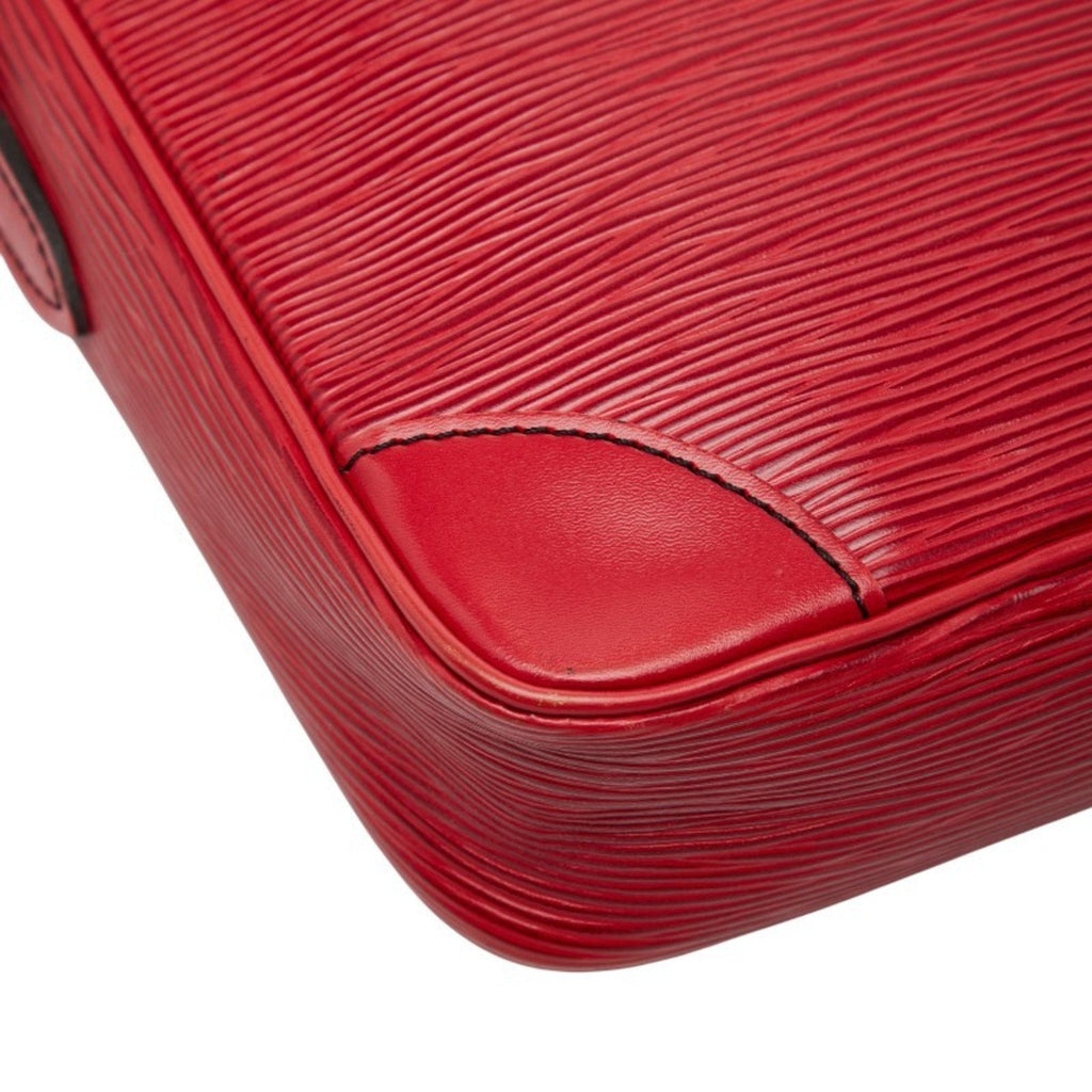 Louis Vuitton Castilian Red Leather Shoulder Bag (Pre-Owned)