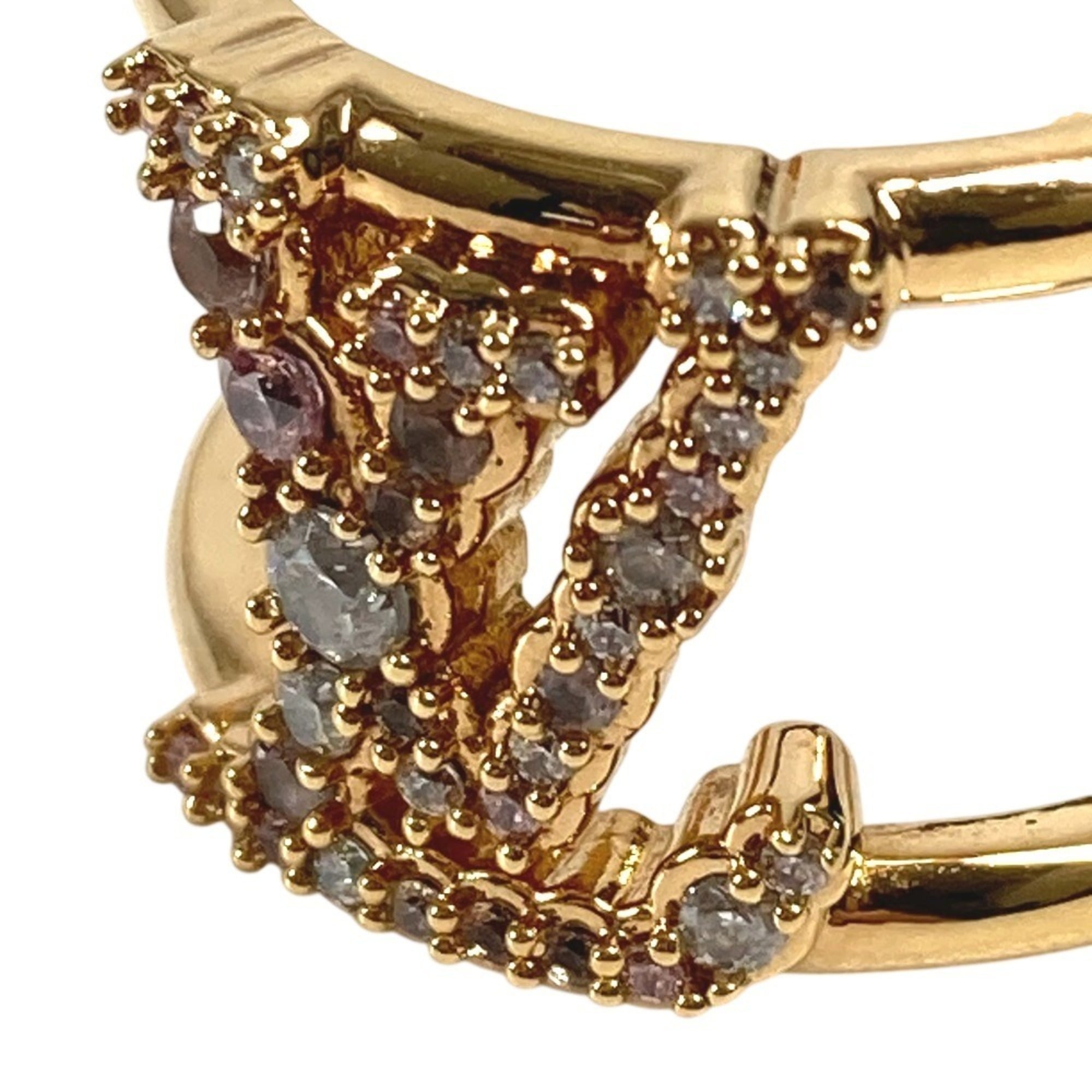 Louis Vuitton Gold Metal Band Ring (Pre-Owned)