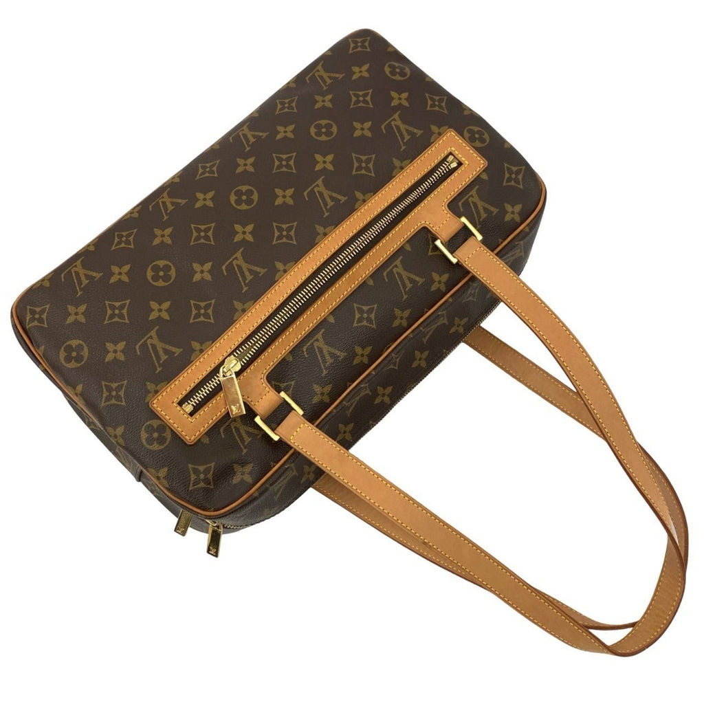 Louis Vuitton Brown Leather Pvc Boston Bag Shoulder Bag (Pre-Owned)