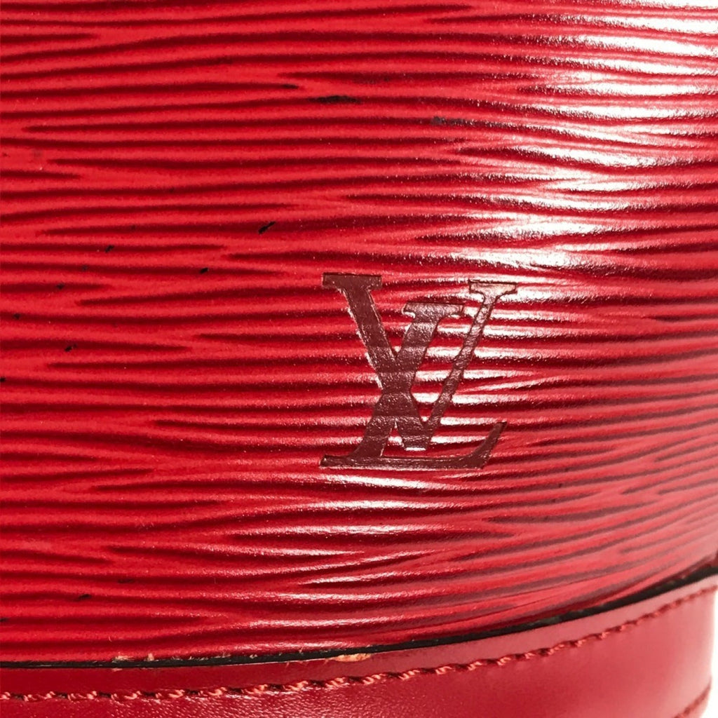 Louis Vuitton Castilian Red Red Color Epi Leather Shoulder Bag (Pre-Owned)