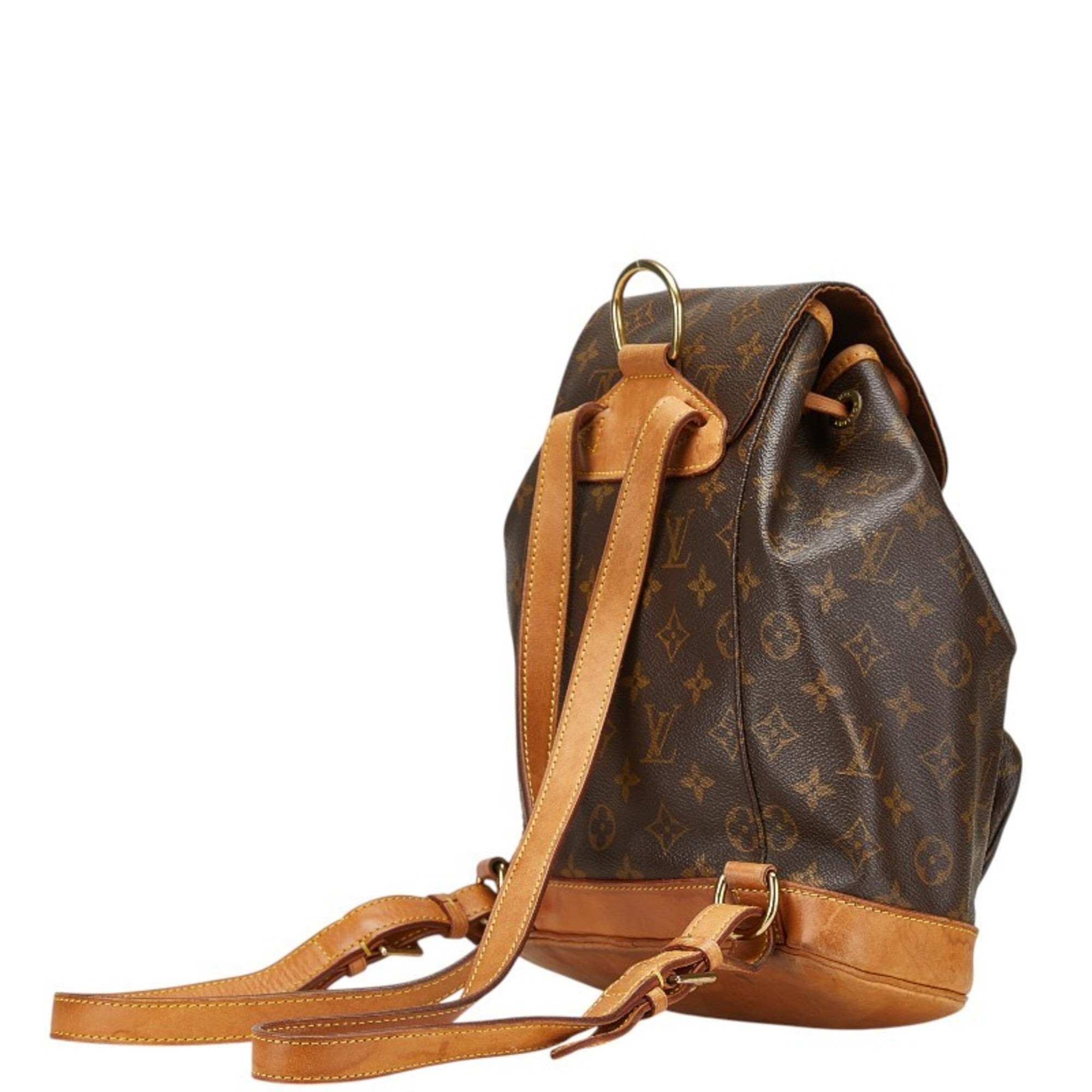 Louis Vuitton Brown Pvc Leather Backpack (Pre-Owned)