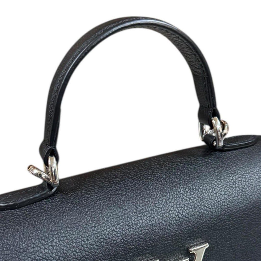 Louis Vuitton Black Noir Leather Shoulder Bag (Pre-Owned)