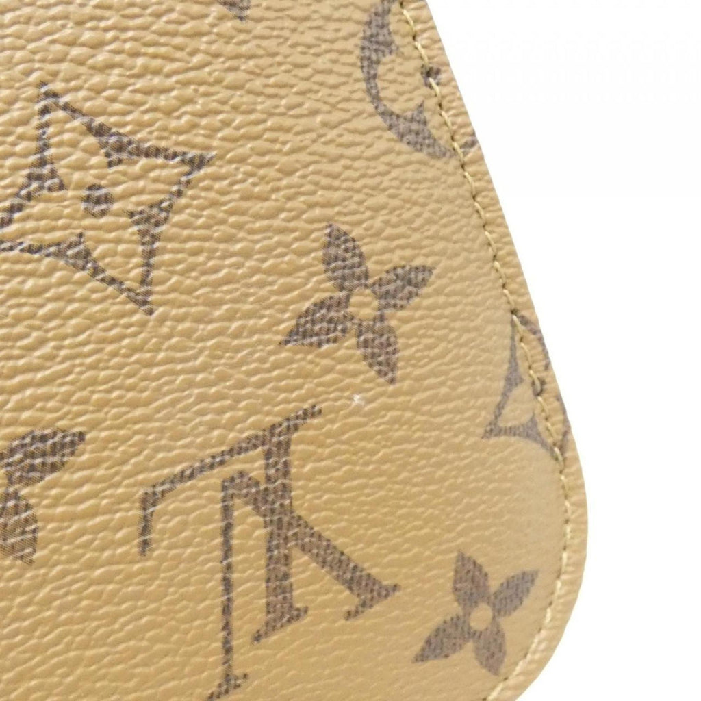 Louis Vuitton Marron Coated Canvas Handbag Pochette (Pre-Owned)