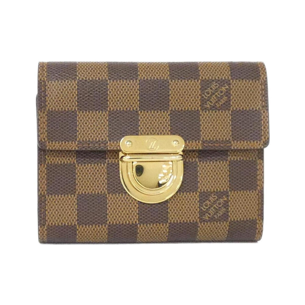 Louis Vuitton Ebene Coated Canvas Wallet (Tri-Fold) (Pre-Owned)
