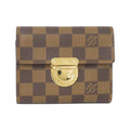 Louis Vuitton Ebene Coated Canvas Wallet (Tri-Fold) (Pre-Owned)