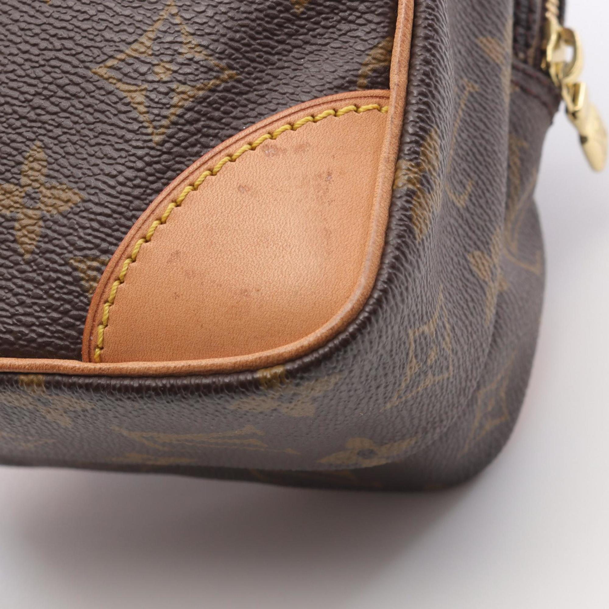 Louis Vuitton Brown Coated Canvas Pvc Leather Shoulder Bag (Pre-Owned)