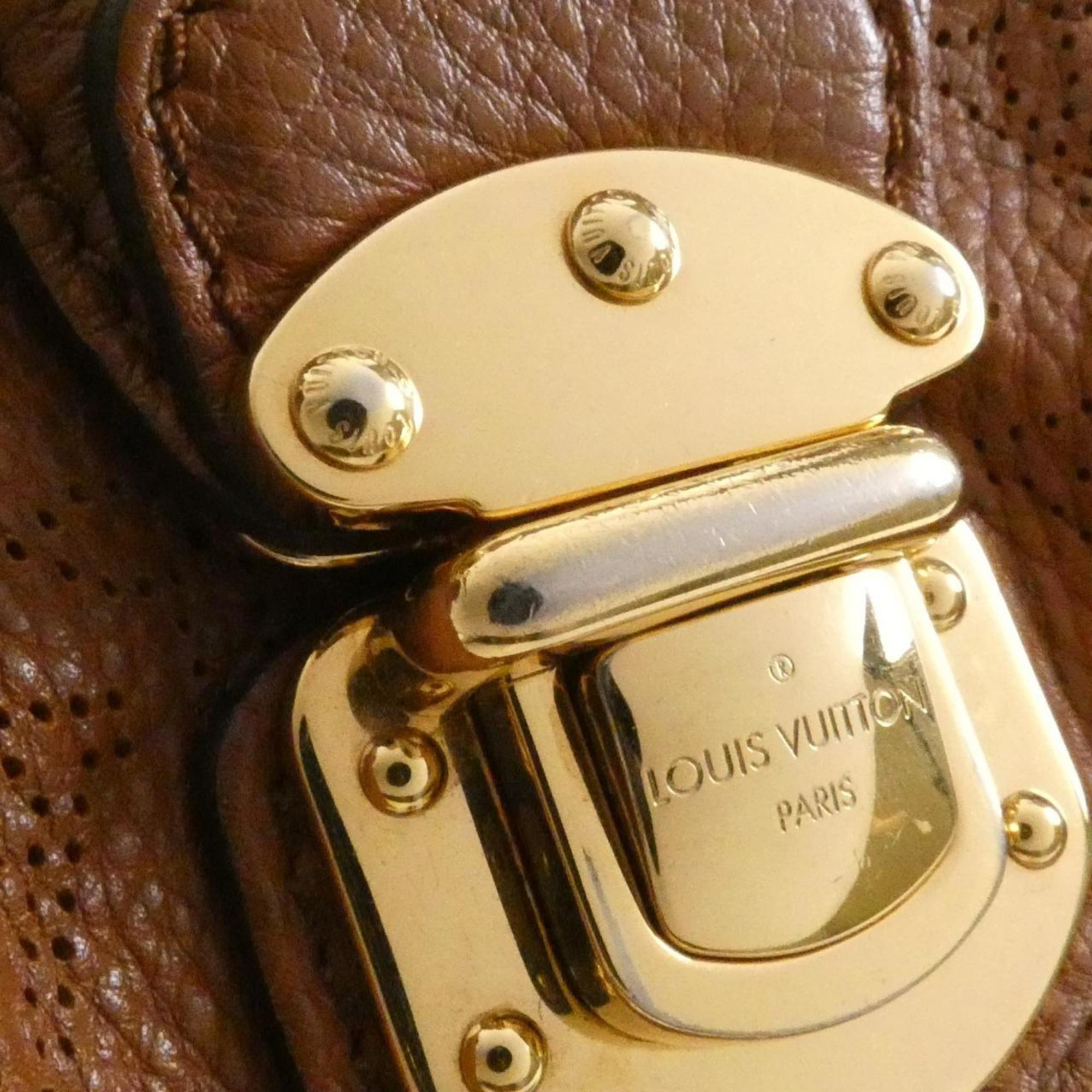 Louis Vuitton Cognac Leather Shoulder Bag (Pre-Owned)