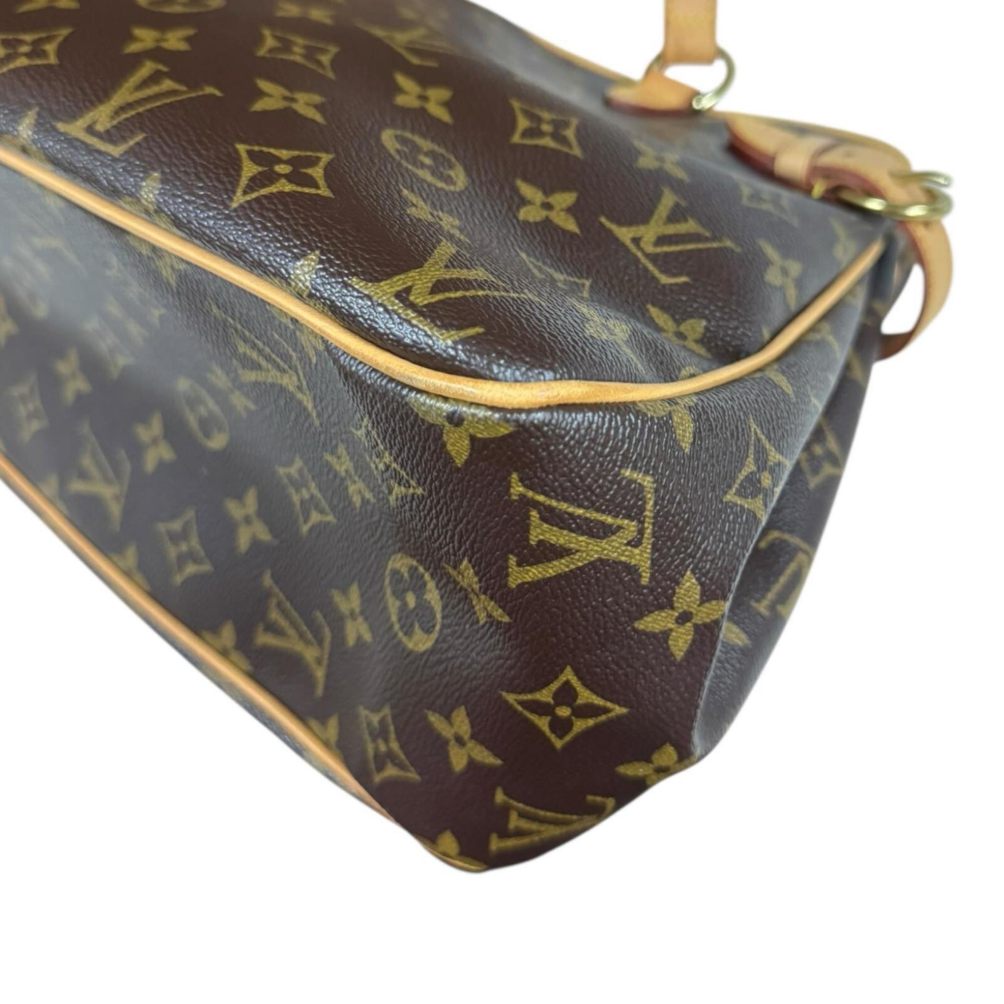 Louis Vuitton Brown Monogram Shoulder Bag (Pre-Owned)