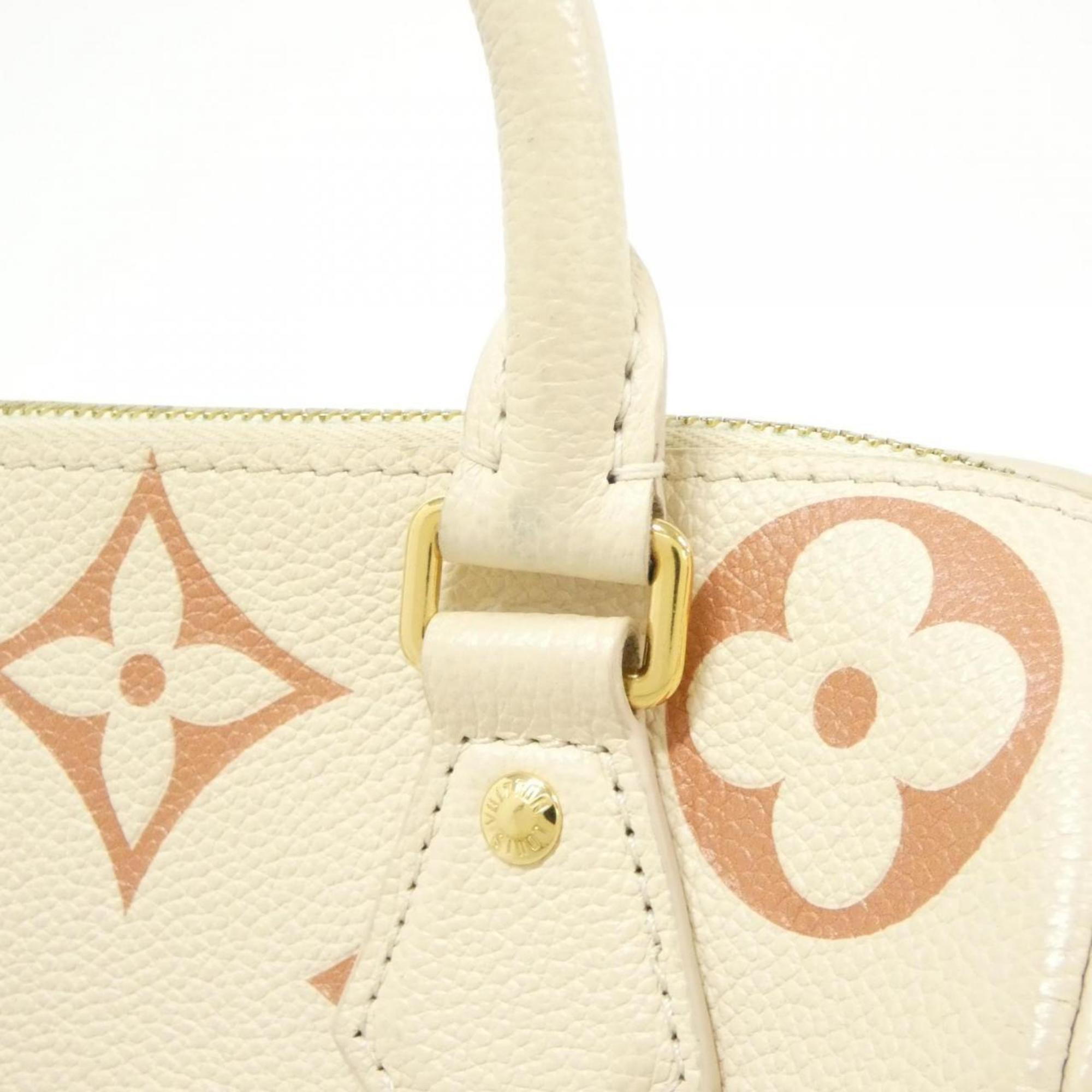 Louis Vuitton Cream White Leather Boston Bag (Pre-Owned)