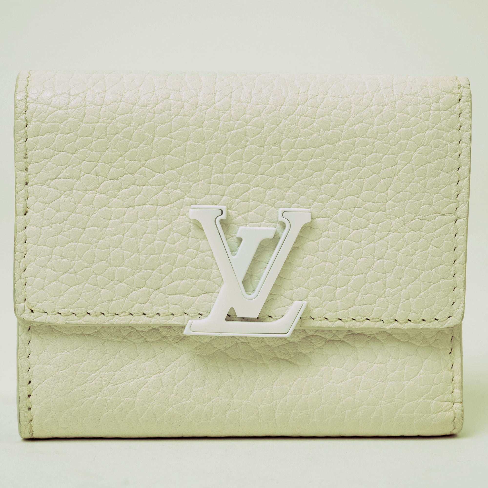 Louis Vuitton Leather Wallet (Tri-Fold) (Pre-Owned)
