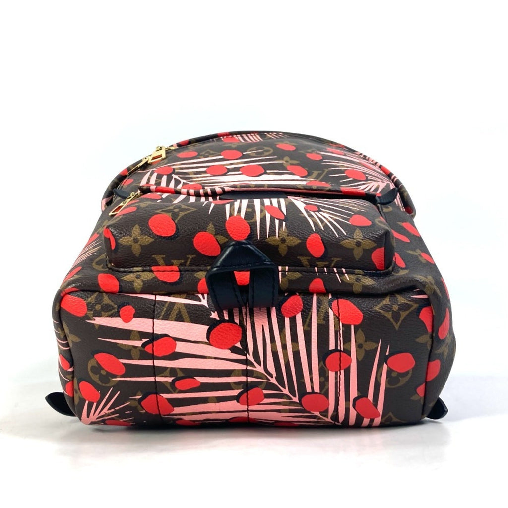 Louis Vuitton Brown Pink Red Color Monogram Backpack (Pre-Owned)