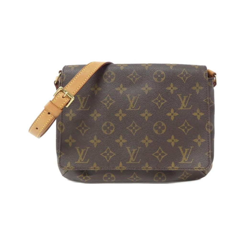 Louis Vuitton Marron Coated Canvas Shoulder Bag (Pre-Owned)