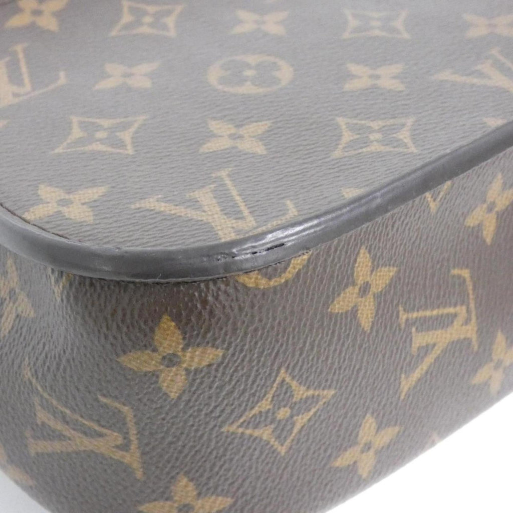Louis Vuitton Marron Coated Canvas Shoulder Bag (Pre-Owned)