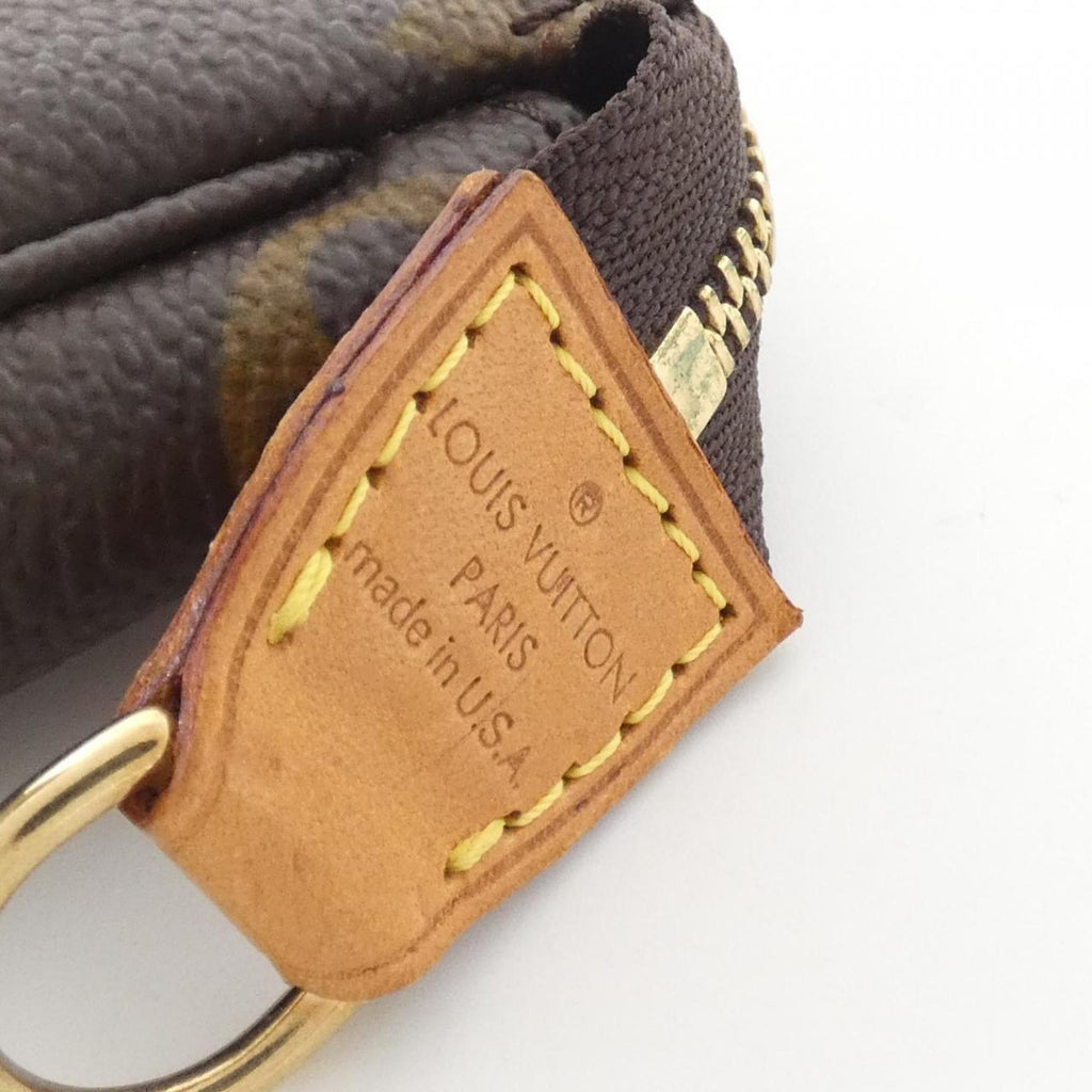 Louis Vuitton Marron Coated Canvas Pouch (Pre-Owned)