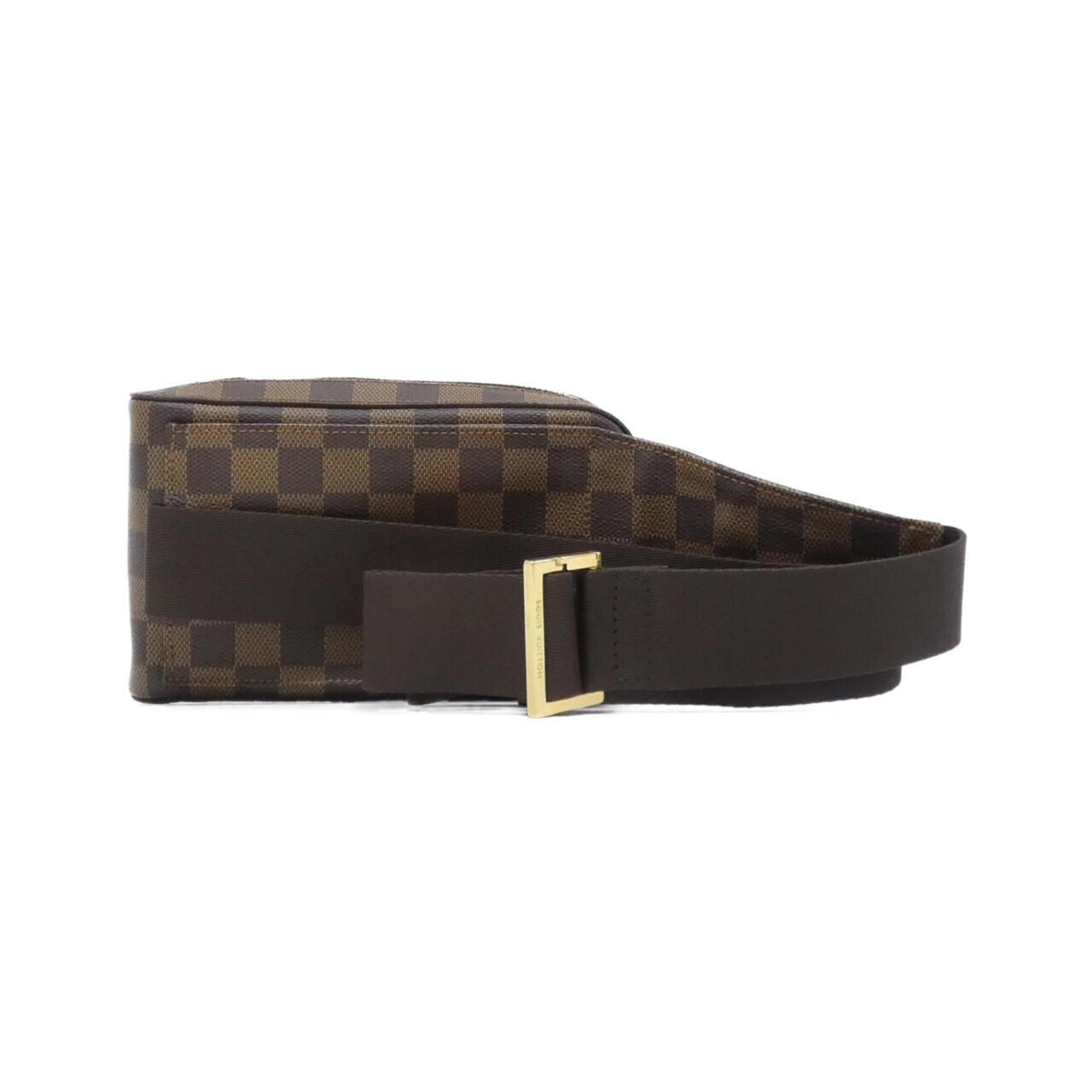 Louis Vuitton Damier Canvas Ebene Damier Canvas Shoulder Bag (Pre-Owned)