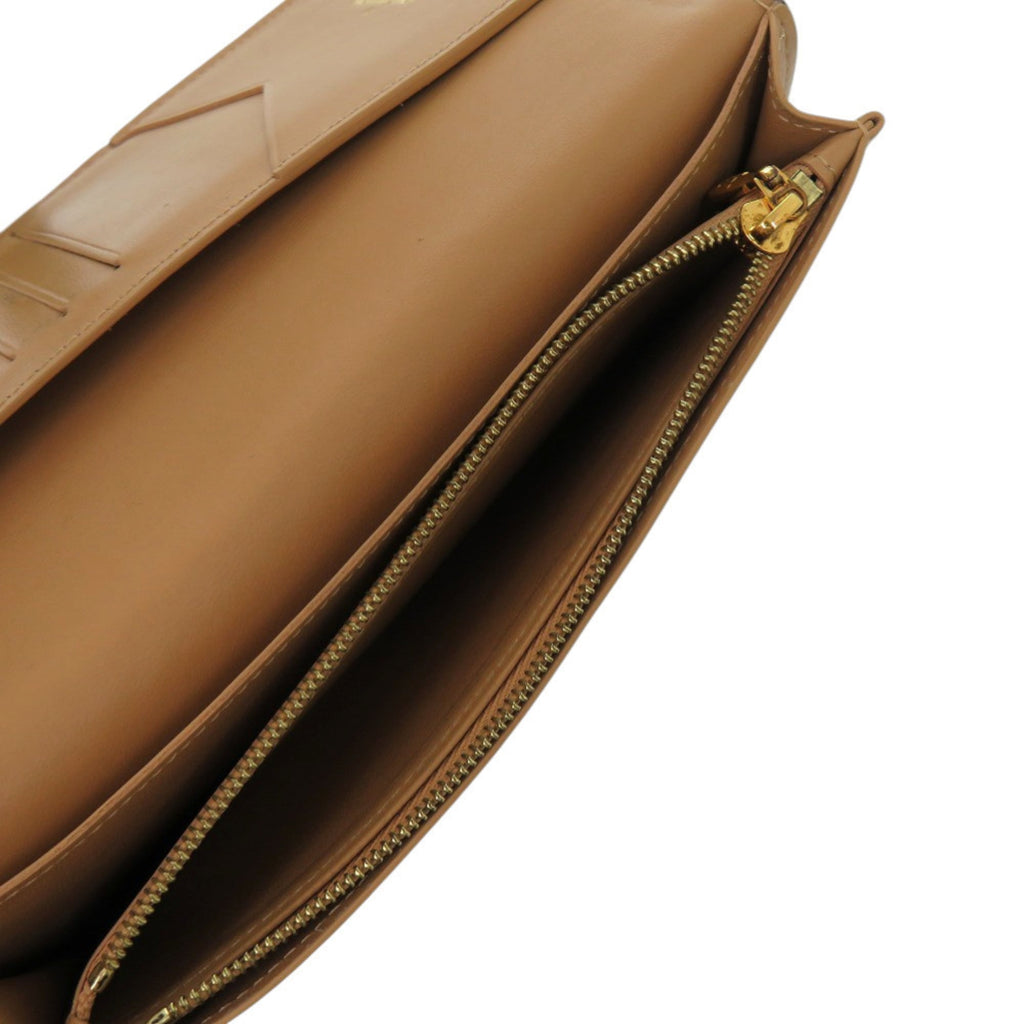Louis Vuitton Black Noir Leather Long Wallet (Bi-Fold) (Pre-Owned)