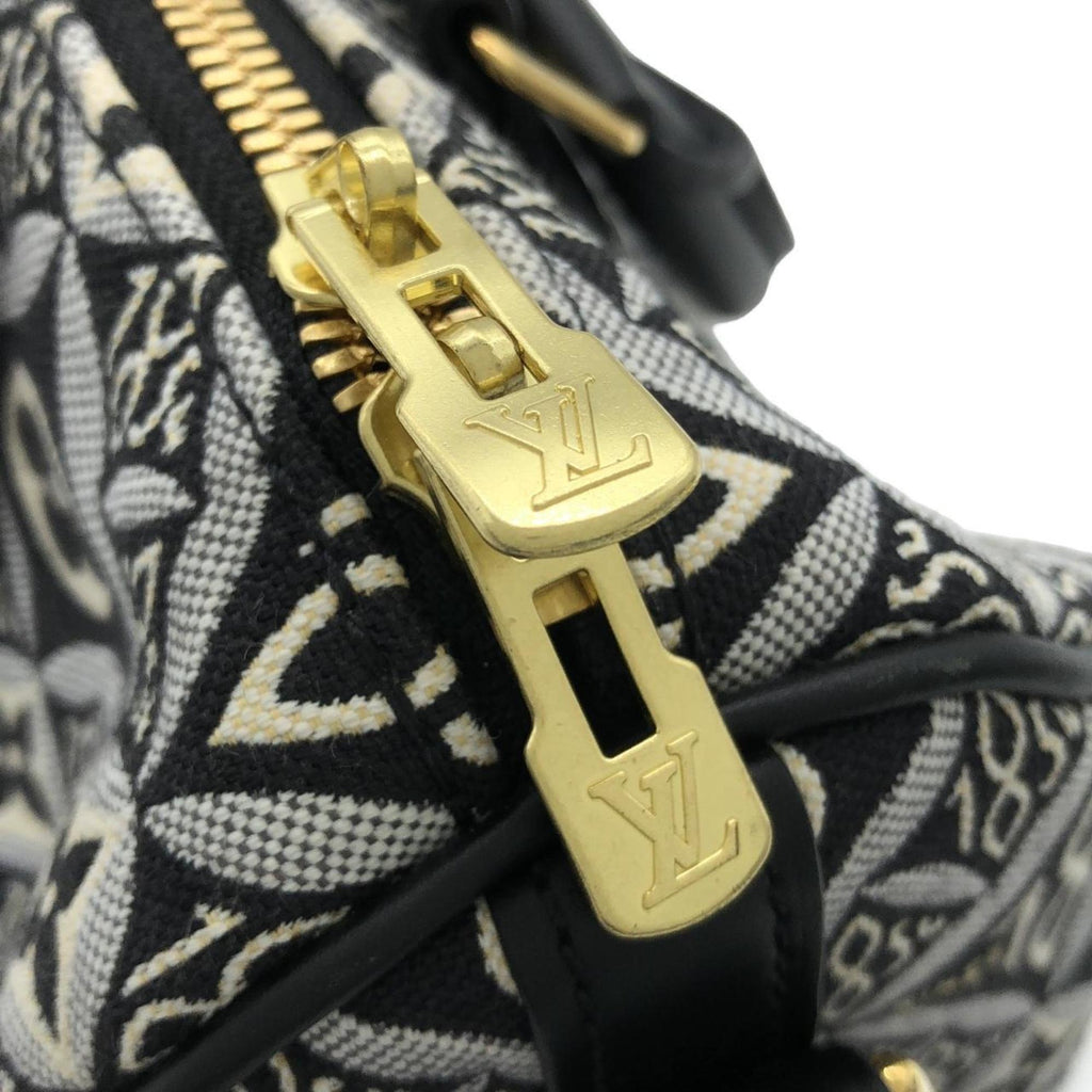 Louis Vuitton Black Jacquard Boston Bag (Pre-Owned)